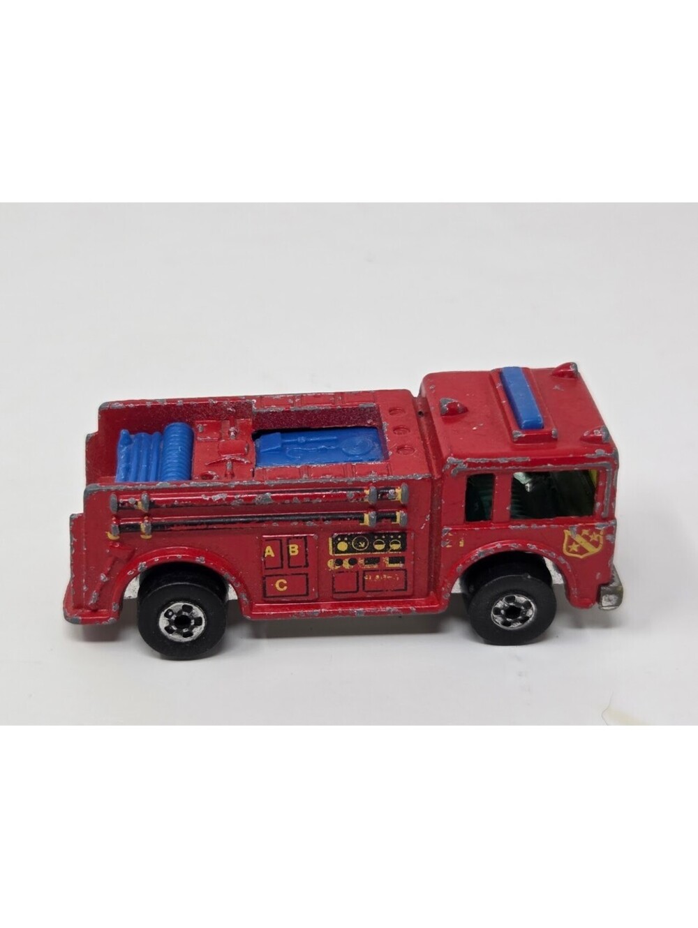 Hot Wheels 1976 Fire Eater Red Fire Truck Hong Kong Die Cast Emergency Toy